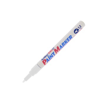 Marcatore Artline 440XF punta tonda fine a vernice bianco 2