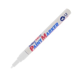Marcatore Artline 440XF punta tonda fine a vernice bianco