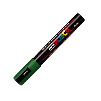 Marcatore uni posca pc5m p.media 1,8-2,5mm verde 2