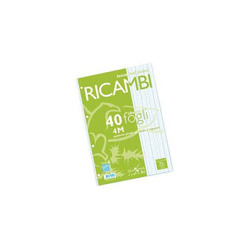 Ricambi A4 non rinforzati per raccoglitore ad...
