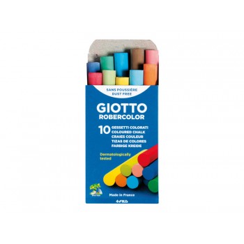 giotto rubercolor 10 gessetti colorati