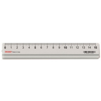 Righello 15 cm in Alluminio con Tirachina