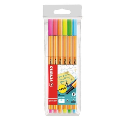 Stabilo Point 88 Colori assortiti Neon -...