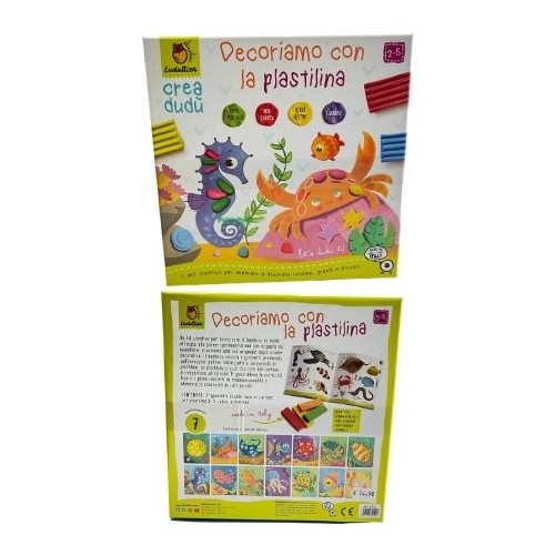 Crea con me Dudù decoriamo con la plastilina