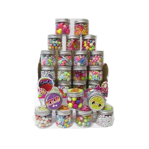 Abc: Candy Beads - Barattolo Perline Colorate