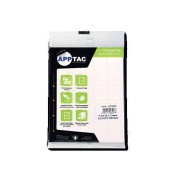 App Tac Etichette adesive in bustina 46x20 mm