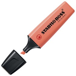Evidenziatore Stabilo boss pastell rosa corallo 70/140