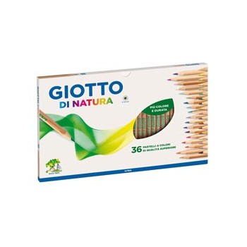 Astuccio 36 pastelli giotto di natura