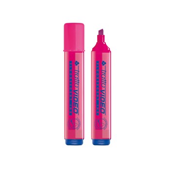 Evidenziatore tratto video fucsia