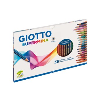 Astuccio 36 pastelli supermina giotto