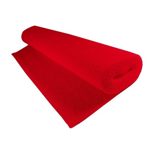 Rotolo carta crespa 180gr Rosso 50 cm x 2,5 m