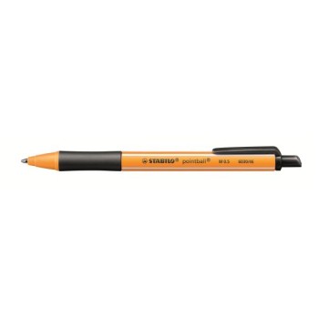 Penna a sfera a scatto Stabilo Pointball 0,5 M nero