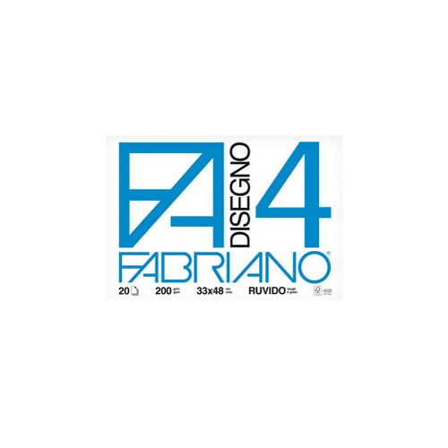 Album blocco Fabriano 4 F4 33x48cm 200gr 20fg...
