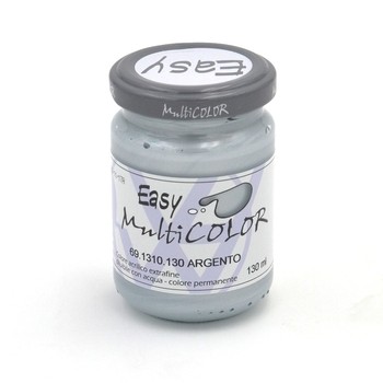 Acrilico Argento - Barattolo 130 ml