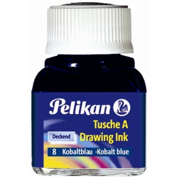 Inchiostro di China Blu Cobalto - Flacone 10 ml