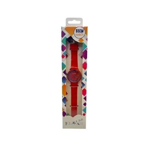 Orologio da polso in silicone Rosso/Blu