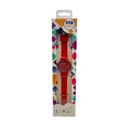 Orologio da polso in silicone Rosso/Blu