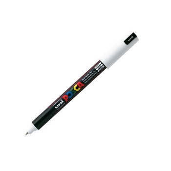 Marcatore Uni Posca PC1M punta extra fine 0,7mm bianco
